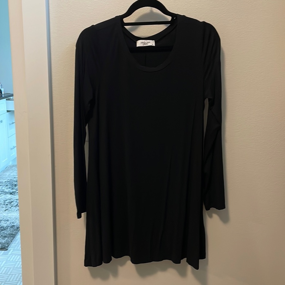 CJLA Everyday black swing dress